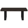Estante de lavabo de pared de acero y madera maciza de roble de , Tocadores de baño - Ref: Foro24-3302573, Precio: 60,05 €, D...