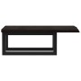 Estante de lavabo de pared de acero y madera maciza de roble de , Tocadores de baño - Ref: Foro24-3302573, Precio: 60,05 €, D...