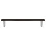 Estante de lavabo de pared de acero y madera maciza de roble de , Tocadores de baño - Ref: Foro24-3302590, Precio: 70,05 €, D...