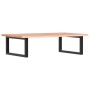 Estante de lavabo de pared de acero y madera maciza de roble de , Tocadores de baño - Ref: Foro24-3302609, Precio: 101,30 €, ...