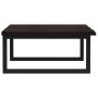 Estante de lavabo de pared de acero y madera maciza de roble de , Tocadores de baño - Ref: Foro24-3302621, Precio: 96,28 €, D...