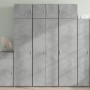 Aparador alto madera de ingeniería gris hormigón 70x42,5x185 cm de , Aparadores - Ref: Foro24-3281423, Precio: 187,96 €, Desc...