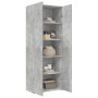 Aparador alto madera de ingeniería gris hormigón 70x42,5x185 cm de , Aparadores - Ref: Foro24-3281423, Precio: 187,96 €, Desc...