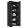 Aparador alto madera de ingeniería negro 70x42,5x185 cm de , Aparadores - Ref: Foro24-3281421, Precio: 201,49 €, Descuento: %