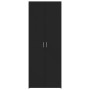 Aparador alto madera de ingeniería negro 70x42,5x185 cm de , Aparadores - Ref: Foro24-3281421, Precio: 201,49 €, Descuento: %