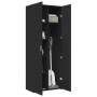 Aparador alto madera de ingeniería negro 70x42,5x185 cm de , Aparadores - Ref: Foro24-3281428, Precio: 214,42 €, Descuento: %