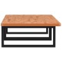 Estante de lavabo de pared de acero y madera maciza de haya de , Tocadores de baño - Ref: Foro24-3302457, Precio: 196,25 €, D...