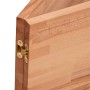 Estante de lavabo de pared de acero y madera maciza de haya de , Tocadores de baño - Ref: Foro24-3302457, Precio: 196,25 €, D...