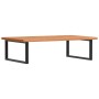 Estante de lavabo de pared de acero y madera maciza de haya de , Tocadores de baño - Ref: Foro24-3302525, Precio: 134,81 €, D...