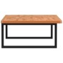 Estante de lavabo de pared de acero y madera maciza de haya de , Tocadores de baño - Ref: Foro24-3302525, Precio: 134,81 €, D...