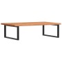 Estante de lavabo de pared de acero y madera maciza de haya de , Tocadores de baño - Ref: Foro24-3302525, Precio: 134,81 €, D...