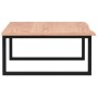 Estante de lavabo de pared de acero y madera maciza de roble de , Tocadores de baño - Ref: Foro24-3302649, Precio: 101,47 €, ...