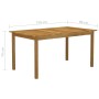 Juego de comedor para jardín de 5 piezas negro de vidaXL, Conjuntos de jardín - Ref: Foro24-3067832, Precio: 306,61 €, Descue...