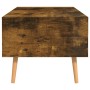 Mesa de centro madera ingeniería roble ahumado 100x49,5x43 cm en Mesas de centro | Comprar online en Foru.es