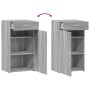 Aparador de madera de ingeniería gris Sonoma 50x42,5x93 cm de , Aparadores - Ref: Foro24-846297, Precio: 84,55 €, Descuento: %