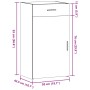 Aparador de madera de ingeniería gris hormigón 50x42,5x93 cm de , Aparadores - Ref: Foro24-846295, Precio: 100,77 €, Descuent...