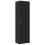 Aparador de madera de ingeniería negro 50x42,5x185 cm de , Aparadores - Ref: Foro24-3281414, Precio: 180,47 €, Descuento: %