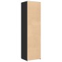 Aparador de madera de ingeniería negro 50x42,5x185 cm de , Aparadores - Ref: Foro24-3281414, Precio: 180,47 €, Descuento: %