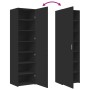 Aparador de madera de ingeniería negro 50x42,5x185 cm de , Aparadores - Ref: Foro24-3281414, Precio: 180,47 €, Descuento: %