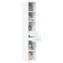 Aparador de madera de ingeniería blanco 30x42,5x185 cm de , Aparadores - Ref: Foro24-846236, Precio: 117,33 €, Descuento: %