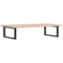 Estante de lavabo de pared de acero y madera maciza de roble de , Tocadores de baño - Ref: Foro24-3302385, Precio: 95,08 €, D...