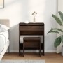 Tocador con taburete marrón roble 60x40x113,5 cm de , Tocadores para dormitorios - Ref: Foro24-848219, Precio: 111,07 €, Desc...
