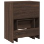 Tocador con taburete marrón roble 60x40x113,5 cm de , Tocadores para dormitorios - Ref: Foro24-848219, Precio: 111,07 €, Desc...