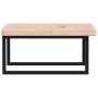 Estante de lavabo de pared de acero y madera maciza de roble de , Tocadores de baño - Ref: Foro24-3302469, Precio: 120,07 €, ...