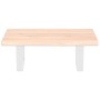 Estante de lavabo de pared de acero y madera maciza de roble de , Tocadores de baño - Ref: Foro24-3302538, Precio: 63,73 €, D...