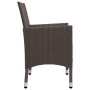 Juego de comedor de jardín de 7 piezas marrón de vidaXL, Conjuntos de jardín - Ref: Foro24-3067768, Precio: 534,23 €, Descuen...