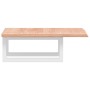 Estante de lavabo de pared de acero y madera maciza de roble de , Tocadores de baño - Ref: Foro24-3302552, Precio: 76,76 €, D...