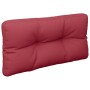 Cojín para sofá de palets de tela rojo tinto 80x40x12 cm de , Cojines para sillas y sofás - Ref: Foro24-360610, Precio: 22,91...