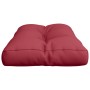 Cojín para sofá de palets de tela rojo tinto 80x40x12 cm de , Cojines para sillas y sofás - Ref: Foro24-360610, Precio: 22,91...