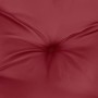Cojín para sofá de palets de tela rojo tinto 80x40x12 cm de , Cojines para sillas y sofás - Ref: Foro24-360610, Precio: 22,91...