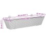 Jardineras con ganchos 2 unidades ratán sintético marrón de , Maceteros y jardineras - Ref: Foro24-366405, Precio: 78,80 €, D...