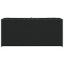 Jardinera con 2 maceteros de ratán sintético negra 90x20x40 cm de , Maceteros y jardineras - Ref: Foro24-366407, Precio: 88,7...