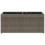 Jardinera de jardín con 2 maceteros ratán PE gris 72x30x32 cm de , Maceteros y jardineras - Ref: Foro24-366424, Precio: 47,36...