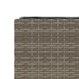 Jardinera de jardín con 2 maceteros ratán PE gris 72x30x32 cm de , Maceteros y jardineras - Ref: Foro24-366424, Precio: 47,36...