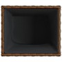 Jardinera de ratán sintético marrón 36x30x32 cm de , Maceteros y jardineras - Ref: Foro24-366426, Precio: 41,42 €, Descuento: %