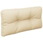 Cojín para sofá de palets de tela beige 80x40x12 cm de , Cojines para sillas y sofás - Ref: Foro24-360604, Precio: 29,34 €, D...