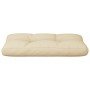 Cojín para sofá de palets de tela beige 80x40x12 cm de , Cojines para sillas y sofás - Ref: Foro24-360604, Precio: 29,34 €, D...