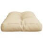 Cojín para sofá de palets de tela beige 80x40x12 cm de , Cojines para sillas y sofás - Ref: Foro24-360604, Precio: 29,34 €, D...