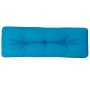Cojín para sofá de palets de tela azul claro 120x40x12 cm de , Cojines para sillas y sofás - Ref: Foro24-360627, Precio: 28,9...