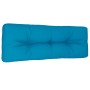 Cojín para sofá de palets de tela azul claro 120x40x12 cm de , Cojines para sillas y sofás - Ref: Foro24-360627, Precio: 28,9...