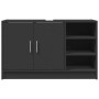 Armario de lavabo madera de ingeniería negro 90x29x55 cm de , Muebles de baño - Ref: Foro24-848123, Precio: 102,20 €, Descuen...