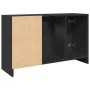 Armario de lavabo madera de ingeniería negro 90x29x55 cm de , Muebles de baño - Ref: Foro24-848123, Precio: 102,20 €, Descuen...
