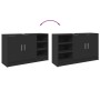 Armario de lavabo madera de ingeniería negro 90x29x55 cm de , Muebles de baño - Ref: Foro24-848123, Precio: 102,20 €, Descuen...