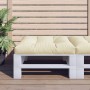 Cojín para sofá de palets tela crema 80x80x12 cm de , Cojines para sillas y sofás - Ref: Foro24-360493, Precio: 39,88 €, Desc...