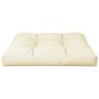 Cojín para sofá de palets tela crema 80x80x12 cm de , Cojines para sillas y sofás - Ref: Foro24-360493, Precio: 39,88 €, Desc...