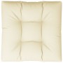 Cojín para sofá de palets tela crema 80x80x12 cm de , Cojines para sillas y sofás - Ref: Foro24-360493, Precio: 39,88 €, Desc...
